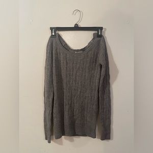 gray vintage sweater